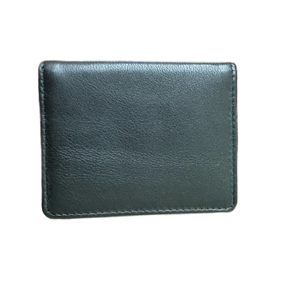 Alpine Swiss Black Leather Bi-Fold Wallet - NWT - Picture 3 of 6